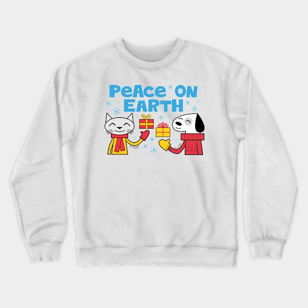 Peace on Earth Crewneck Sweatshirt by Andy McNally